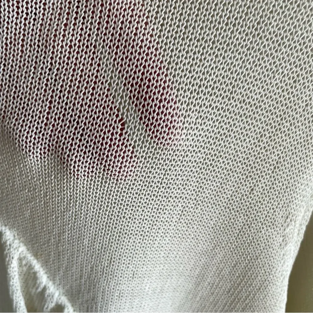IRO Raja Ecru Ruffle Sweater - Picture 7 of 9